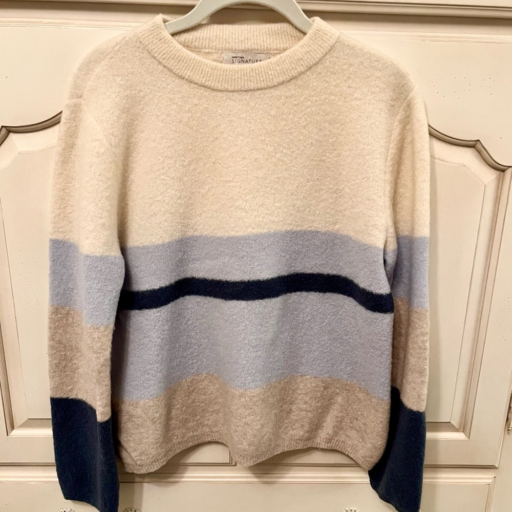 Nordstrom Colorblock Crew Neck Sweater